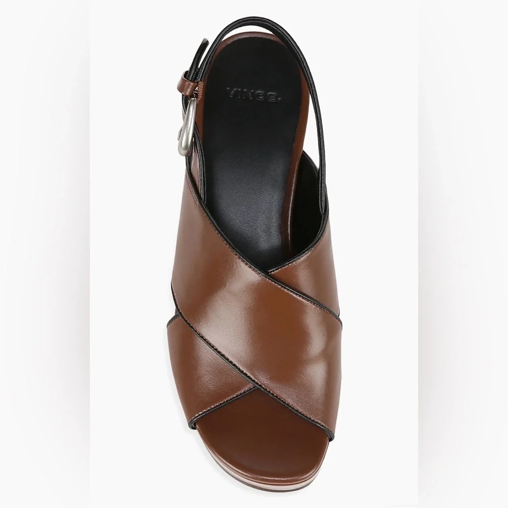 Vince Marlene 60MM Leather Platform Sandals